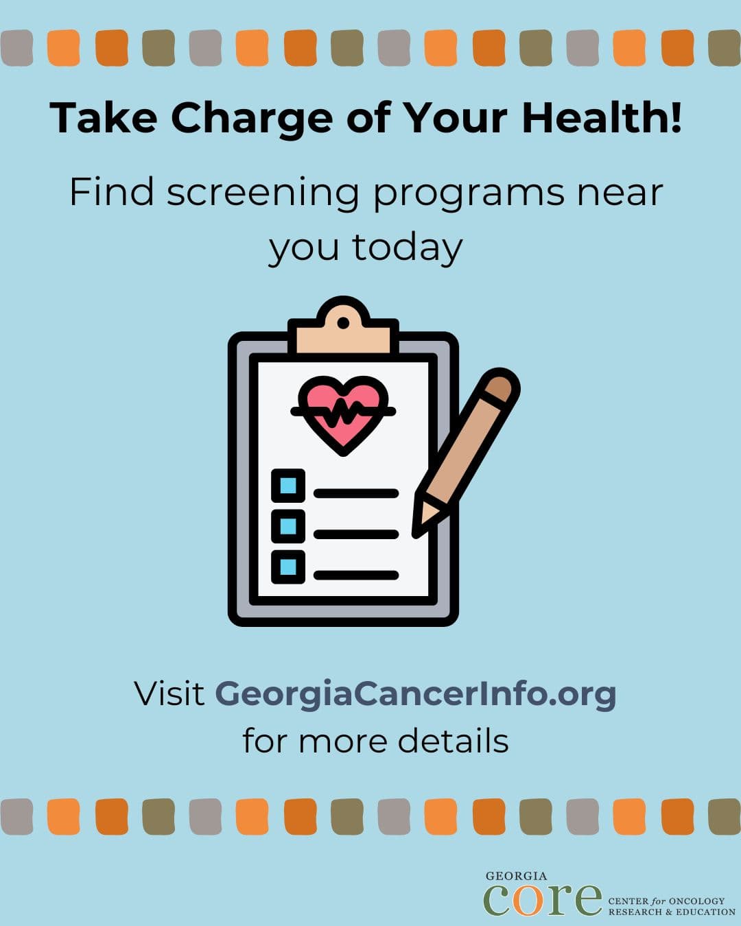 Cancer screening awareness post